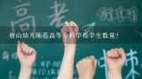 唐山幼儿师范高等专科学校学生数量？唐山幼儿师范高等专科各专业分数线