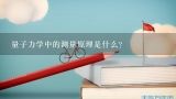 量子力学中的测量原理是什么?