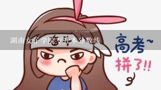 湖南女子学院专升本分数线