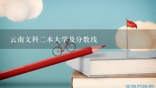 云南文科二本大学及分数线