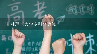 桂林理工大学专科分数线