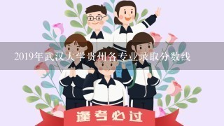 2019年武汉大学贵州各专业录取分数线