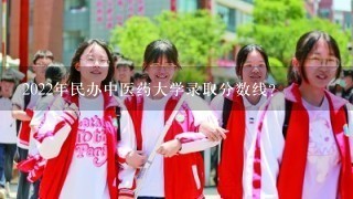 2022年民办中医药大学录取分数线?