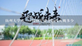 扬州大学本二bc园林专业分数线大概多少