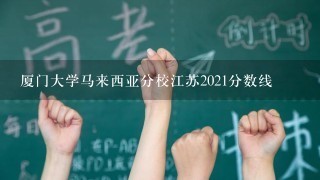 厦门大学马来西亚分校江苏2021分数线