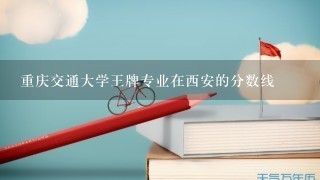 重庆交通大学王牌专业在西安的分数线