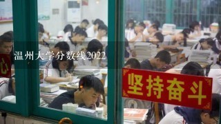 温州大学分数线2022