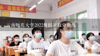 云南师范大学2022舞蹈录取分数线