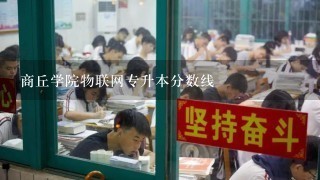 商丘学院物联网专升本分数线