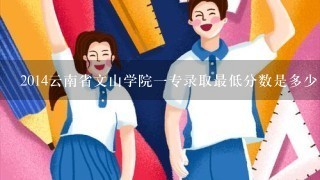 2014云南省文山学院1专录取最低分数是多少，文科考了423，报1专，初等教育专业，能不能被录取啊？