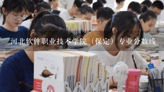 河北软件职业技术学院（保定）专业分数线