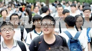 攀枝花学院 会计专业录取线