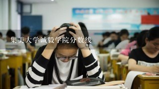 集美大学诚毅学院分数线