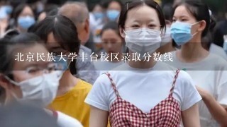 北京民族大学丰台校区录取分数线