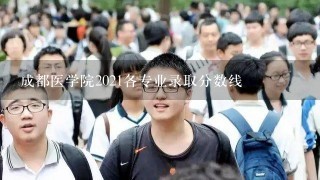 成都医学院2021各专业录取分数线