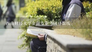 西南财经大学金融专业考研分数线