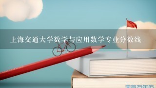 上海交通大学数学与应用数学专业分数线