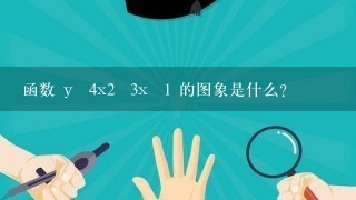 函数 y  4x2  3x  1 的图象是什么?